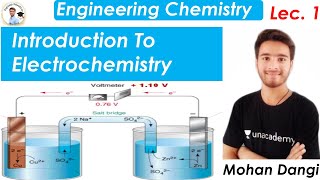 Lec1 Introduction to electrochemistry  Definition of electrochemistry  Engineering Chemistry [upl. by Nnaira]