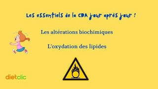 Les altérations biochimiques  Loxydation des lipides [upl. by Cordi]