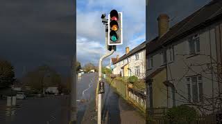 Broxbourne High Road Turnford A1170 Ultra Signal Traffic Lights Puffin Crossing [upl. by Aloisius651]