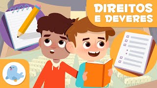 DIREITOS e DEVERES das crianças 👧🏻👦🏻📖 Smile and Learn [upl. by Salmon]