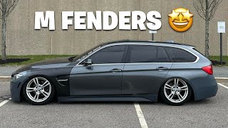 New Fender for My F31 Wagon  SHES ALMOST COMPLETE [upl. by Ireva]