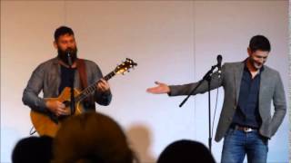 Jason Manns and Jensen Ackles singing Crazy Love at Asylum 14 [upl. by Mercorr]