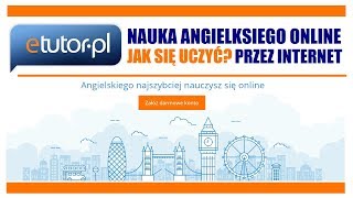 eTutor ANGIELSKI  Nauka Angielskiego Online przez Internet  Kurs e Tutor PREZENTACJA [upl. by Aitnis]