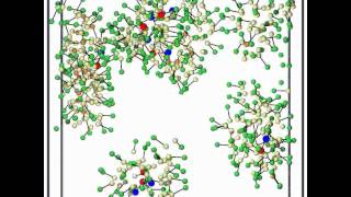 DPD simulation of metabolic reaction [upl. by Manlove]