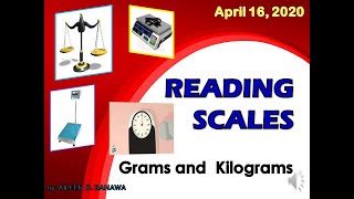 Reading Scales in Grams and Kilograms [upl. by Kress]