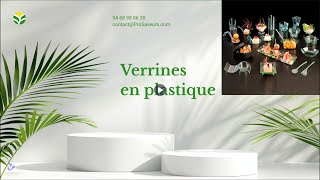 Verrines en plastique Lincontournable chez les traiteurs  ProSaveurs  Vaisselle jetable [upl. by Eicyaj]