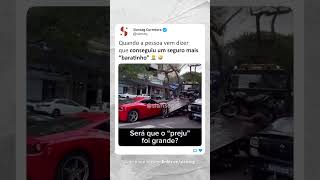 Será que o prejuízo foi grande🤦‍♂️ humor carros seguros memes [upl. by Dleifrag]