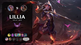 Lillia Mid vs Twisted Fate  NA Master Patch 1324 [upl. by Hanimay]