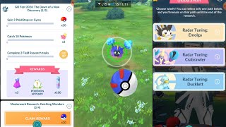 cosmog Pokemon go fest 2024 special research in Pokemon go cosmog research gofest2024 gofest [upl. by Rhodes]