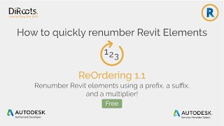 How to renumber Revit elements using ReOrdering [upl. by Ranzini]