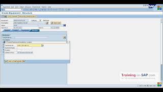 Lecture  31 How to create Equipment in SAP [upl. by Stuppy]