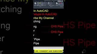 Line Type With Text In AutoCAD [upl. by Woodrow]