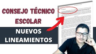 NUEVOS lineamientos para los Consejos Técnicos Escolares [upl. by Lav]