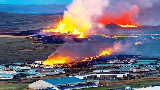 Horrifying Live Footage Icelands BIGGEST Volcano Threatens to ERUPT for the 7th Time [upl. by Reinertson]