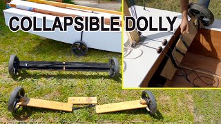 Building a Small Boat Collapsible Dolly Beach Trolley [upl. by Annahoj]