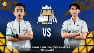 CARABAO JUNIOR OPEN 2024 SERIES 4 MEDAN  ICAD  XANA BILLIARD VS JOSE  JFLOWERS FINAL FULL MATCH [upl. by Vernita]