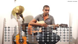 Sinhala Guitar lessons Lesson 2 Fretboard notes amp Tuning සංගීතයේ මුලික සිද්ධාන්ත 2 [upl. by Abbe823]