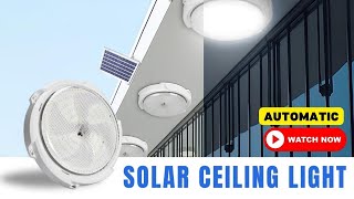 Hardoll Solar Ceiling Light  Outdoor LED Waterproof and Versatile for Garden amp Indoor Spaces [upl. by Dranoel]