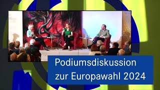 Podiumsdiskussion zur Europawahl 2024 [upl. by Mathur631]