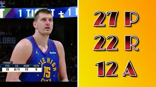 Nikola Jokić Triple double highlights vs Portland Trail Blazers 02022024 [upl. by Eiluj]