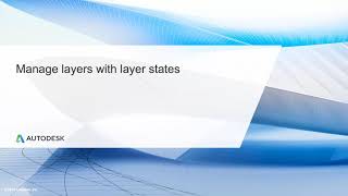 Professional AutoCAD for Design and Drafting Lesson 22 ​Manage layers with layer states [upl. by Katalin]