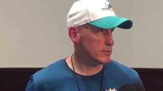 Joe Philbin Talks About Zach Thomas Addressing the Dolphins [upl. by Demmahom]