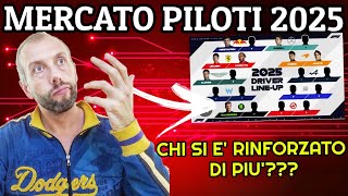 MERCATO PILOTI F1 2025 💥 CHI SI È RINFORZATO DI PIÙ 🤔 [upl. by Per]