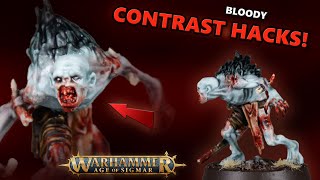 Speed Painting a Gruesome Crypt Guard with Contrast Paints  Warhammer Flesh Eater Courts Tutorial [upl. by Suravat]