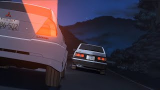 Charging in With No Brakes Initial D Fourth Stage [upl. by Erastes]