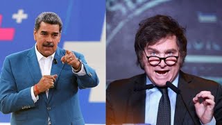 MADURO se BURLA de MILEI después de quotGANARquot las elecciones 2024 habla en contra de Argentina [upl. by Anaujd448]