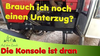 Konsole lackieren und anbauen 👉 Unterzug janein 👉 Fronthydraulik  Frontkraftheber Eigenbau [upl. by Stamata870]