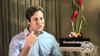 The Social Network  Armie Hammer Interview [upl. by Sinnylg]