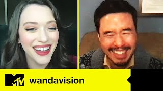 WandaVisions Kat Dennings amp Randall Park On Spoiler Strategies amp Easter Eggs  MTV Movies [upl. by Parks]