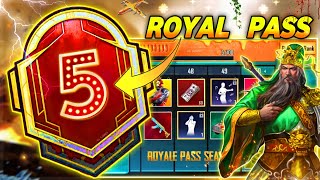 😱A5 Royal PASS 1 To 100 Rp 🔥 A5 Royal Pass Pubg Mobile  A5 Royal Pass Bgmi [upl. by Nallij]