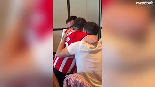 Detallazo de los jugadores del Athletic de Bilbao en la comida [upl. by Enajyram]