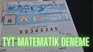 TYT MATEMATİK DENEMESİ ÇÖZDÜM Mezun yks yks2025 ykstayfa [upl. by Ilsa]