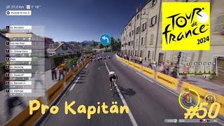 Tour de France 2024  Pro Kapitän 50  Abschluss der Saison mit WM [upl. by Thurlough]