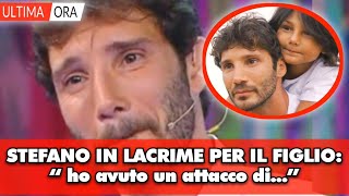 Stefano De Martino in lacrime per il figlio Santiago “ho avuto un attacco” [upl. by Yhtomit612]