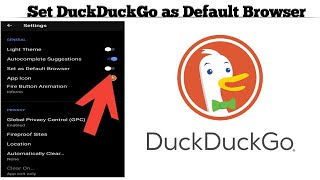 How to Set DuckDuckGo as Default Browser  Techno Logic  2021 [upl. by Keithley]