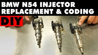 BMW N54 Injector Replacement amp Coding  ECS DIY [upl. by Reni]