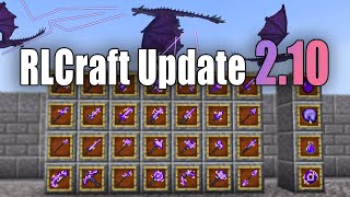 Massive RLCraft 210 Update  Lightning Dragon Official Wiki OP Items etc [upl. by Naoma]