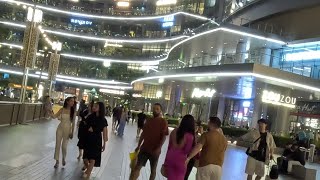 Dubai Burj Khalifa Nightlife Walking Tour 4K HDR [upl. by Salamanca566]