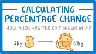 GCSE Maths  How to Calculate Percentage Change Increase or Decrease 94 [upl. by Eniger]