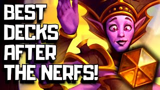 Best Hearthstone Decks After The Whizbang Nerfs [upl. by Aennaej720]