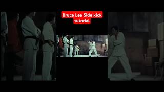 Bruce Lee Side kick  Tutorial martialarts karate combatsport tutorial shorts [upl. by Anaerb]