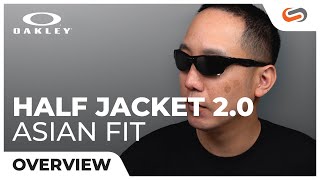 Oakley Half Jacket 20 Asian Fit Overview  SportRx [upl. by Grane]