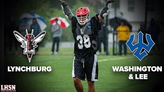 Lynchburg Hornets vs Washington and Lee University Generals Mens Lacrosse [upl. by Towbin]