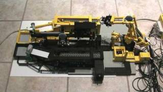 Lego® Technik Steinsortierung mit k8055 USB interface board [upl. by Nwahsat222]