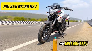 Pulsar NS160 BS7 Mileage Test 2024 Tamil🔥 56 Shocking😱 [upl. by Head]