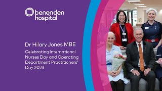 Dr Hilary Jones MBE visits Benenden Hospital [upl. by Fairleigh]